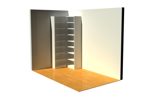 Cornershelf Unit
